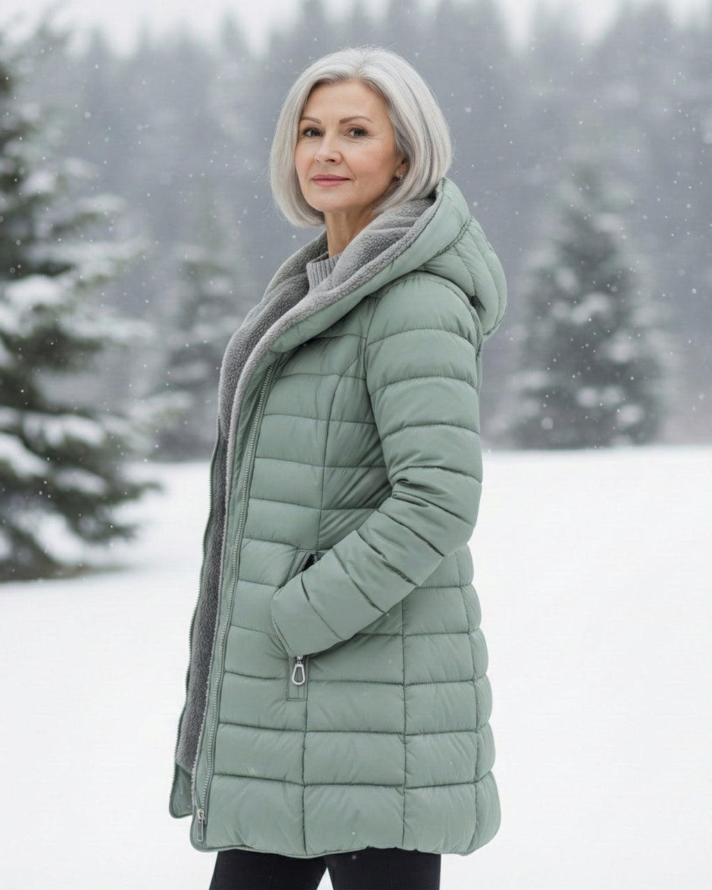 Monika | Veste matelassée avec doublure en polaire douce