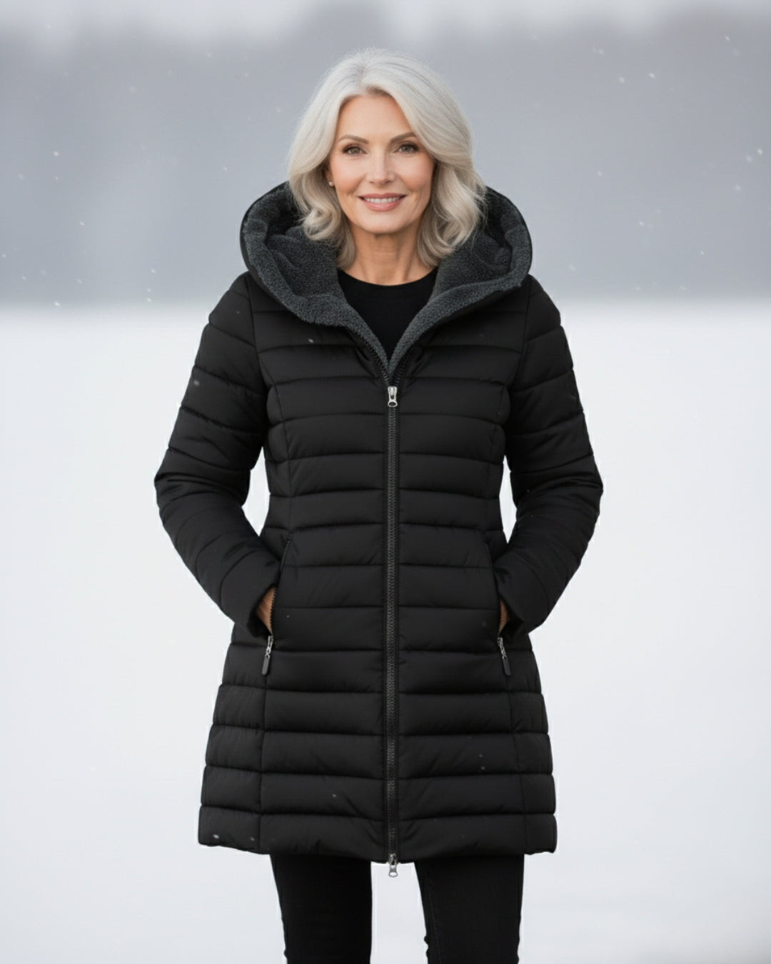 Monika | Veste matelassée avec doublure en polaire douce