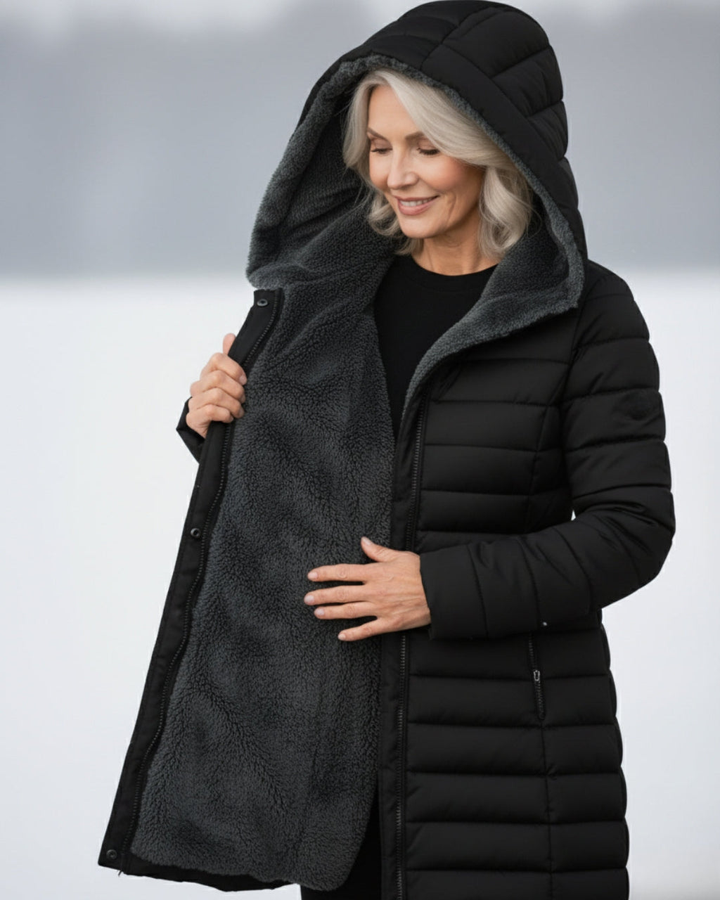 Monika | Veste matelassée avec doublure en polaire douce