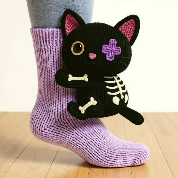 Chaussettes Ludiques aux Motifs Animaliers