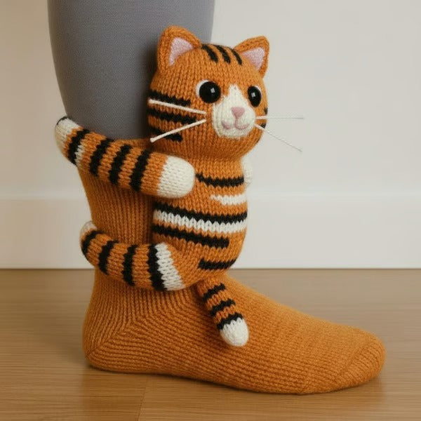 Chaussettes Ludiques aux Motifs Animaliers