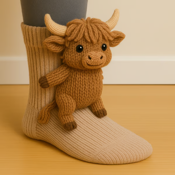 Chaussettes Ludiques aux Motifs Animaliers