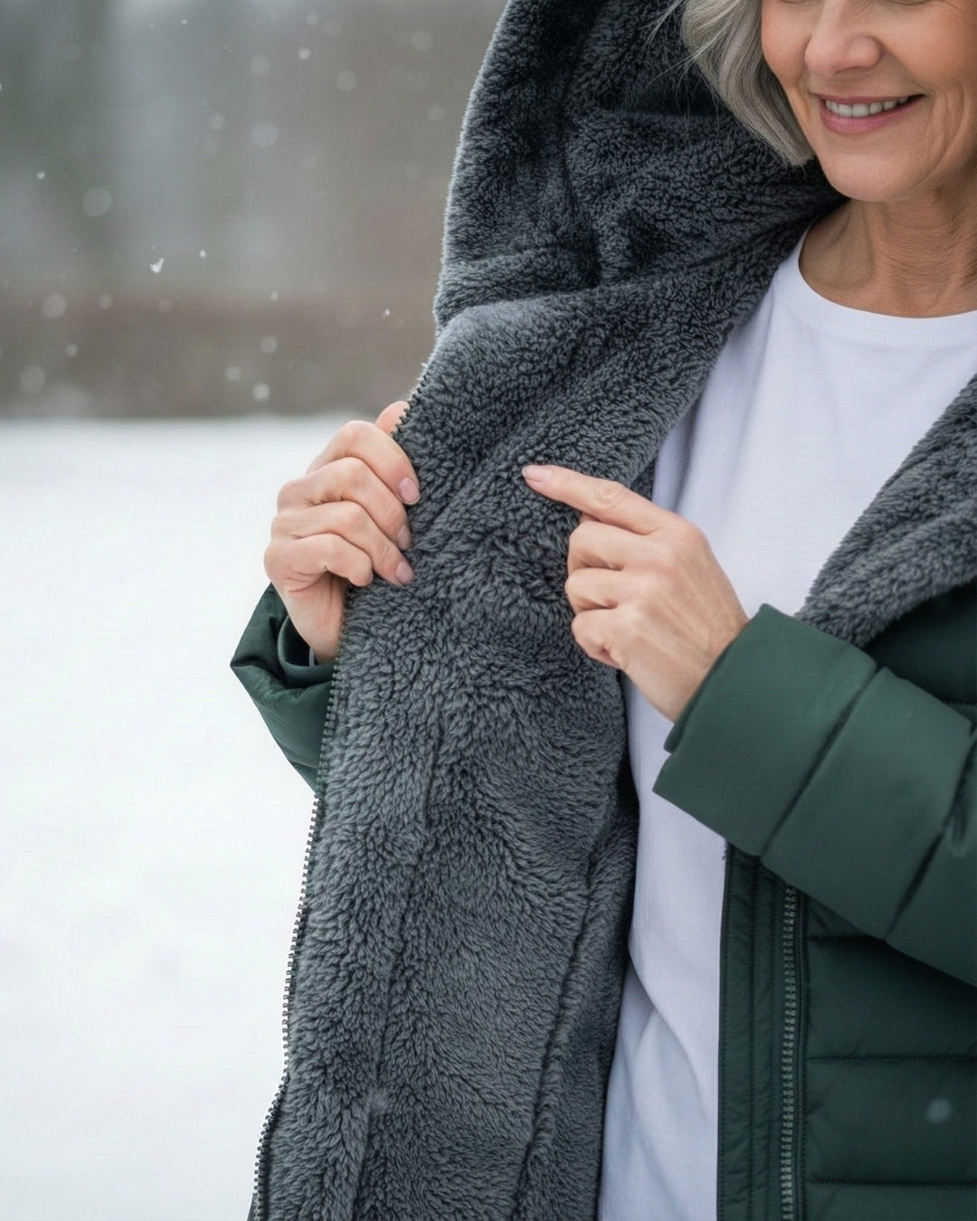Monika | Veste matelassée avec doublure en polaire douce