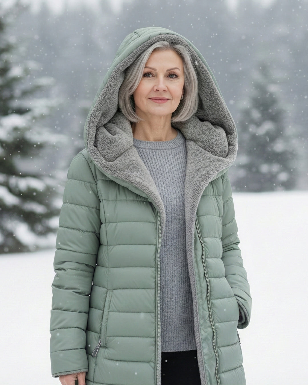 Monika | Veste matelassée avec doublure en polaire douce