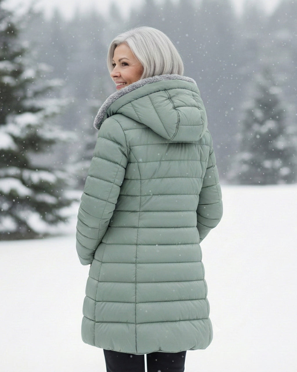 Monika | Veste matelassée avec doublure en polaire douce