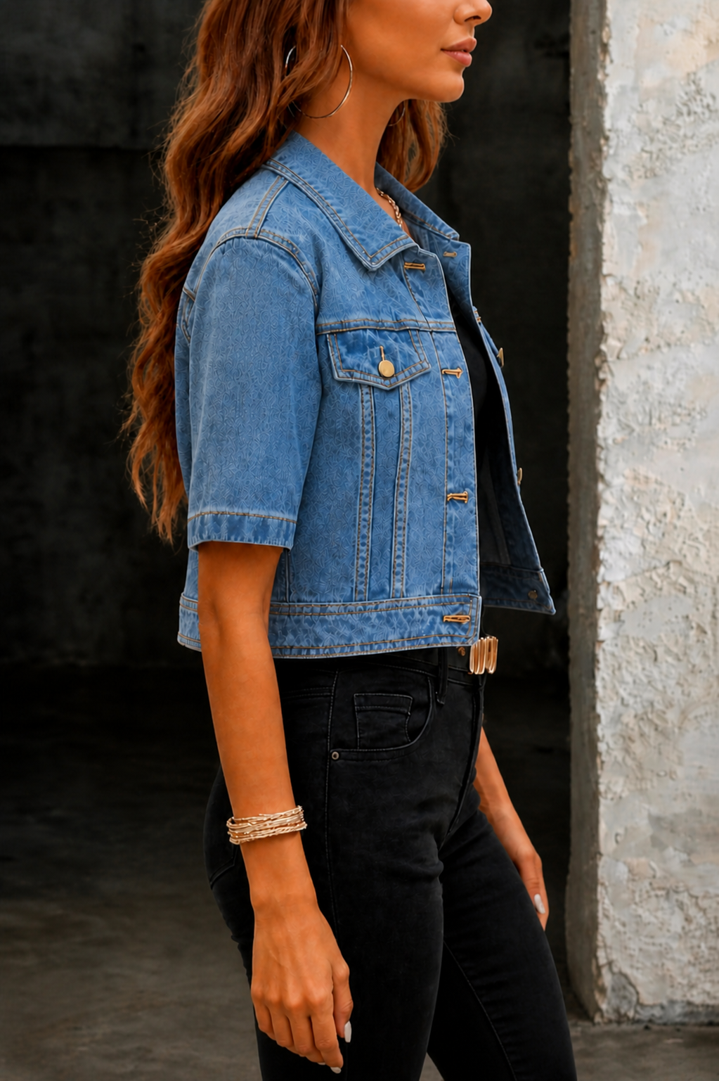 Marie | Short Denim Jacket