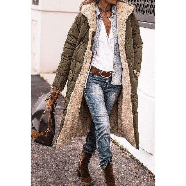 Nikola | Manteau en polaire doux avec capuche