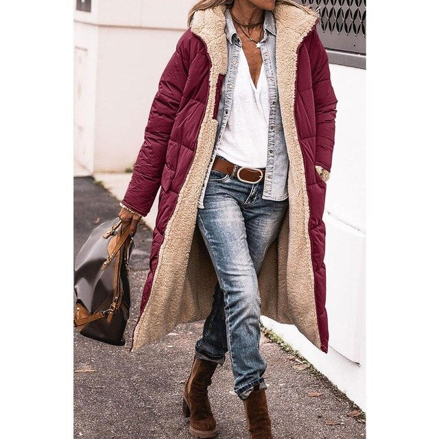 Nikola | Manteau en polaire doux avec capuche