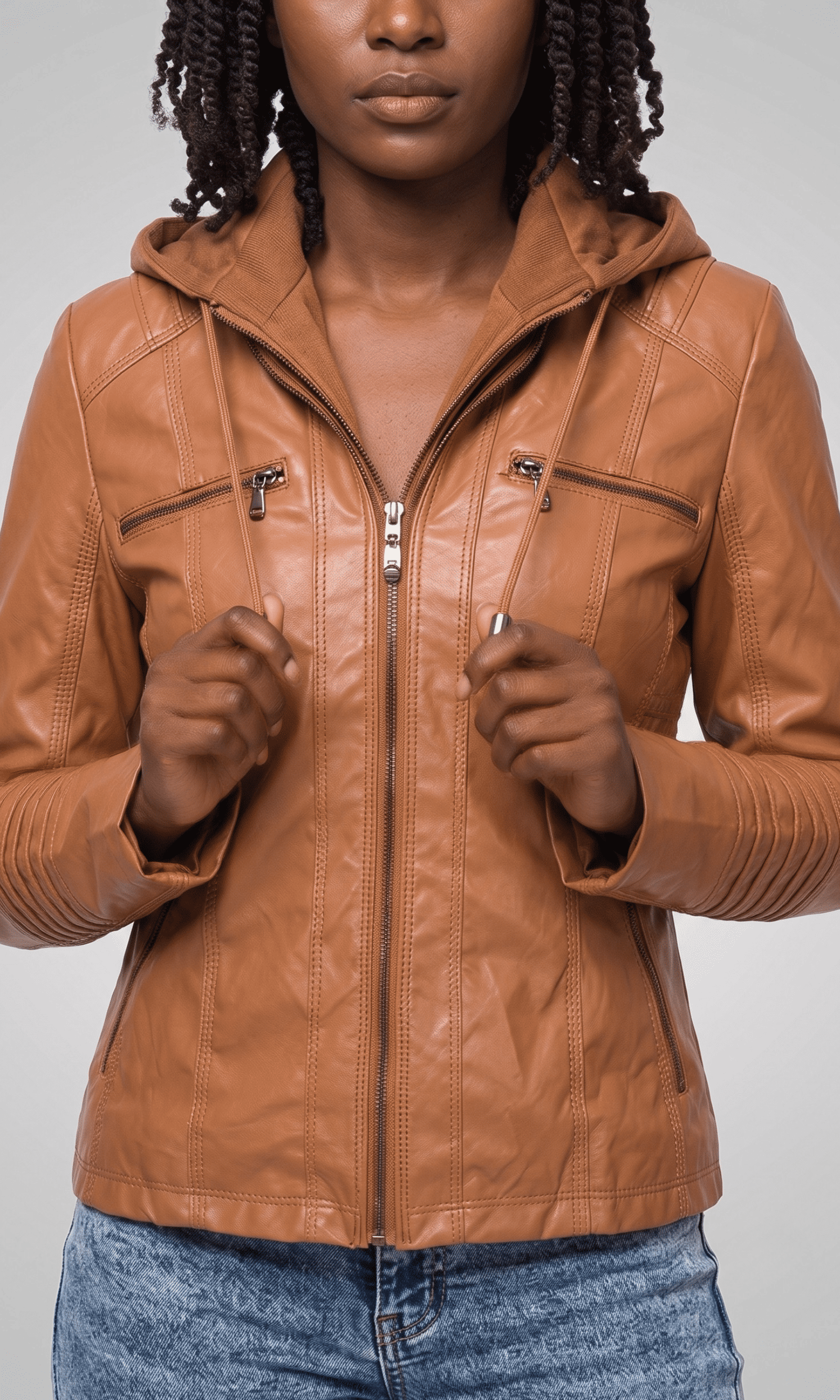 Julie | Veste de Biker en Cuir Ajustée et Élégante pour Femmes