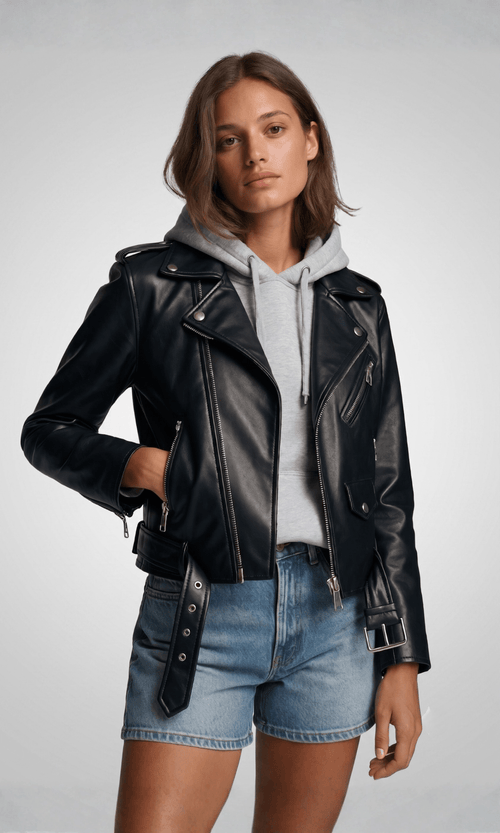 Cuir Louise - Veste Élégante