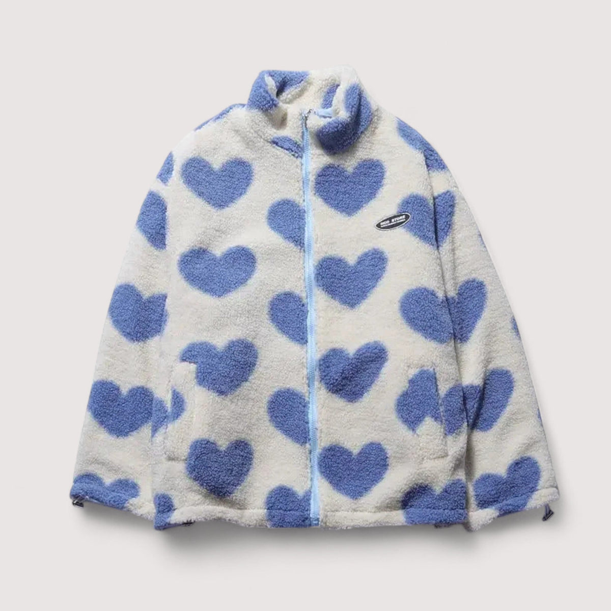 Ivana | Veste réversible à motifs de cœurs