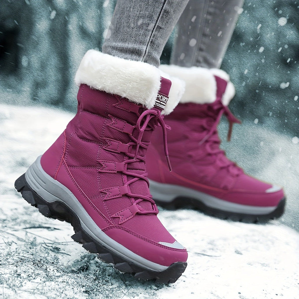 Bottines à semelles épaisses pour femme, style urbain