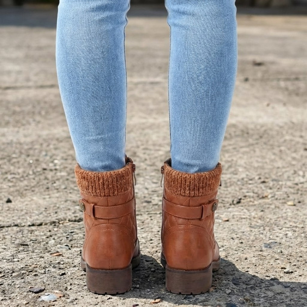 Bottines en cuir femme Ancona