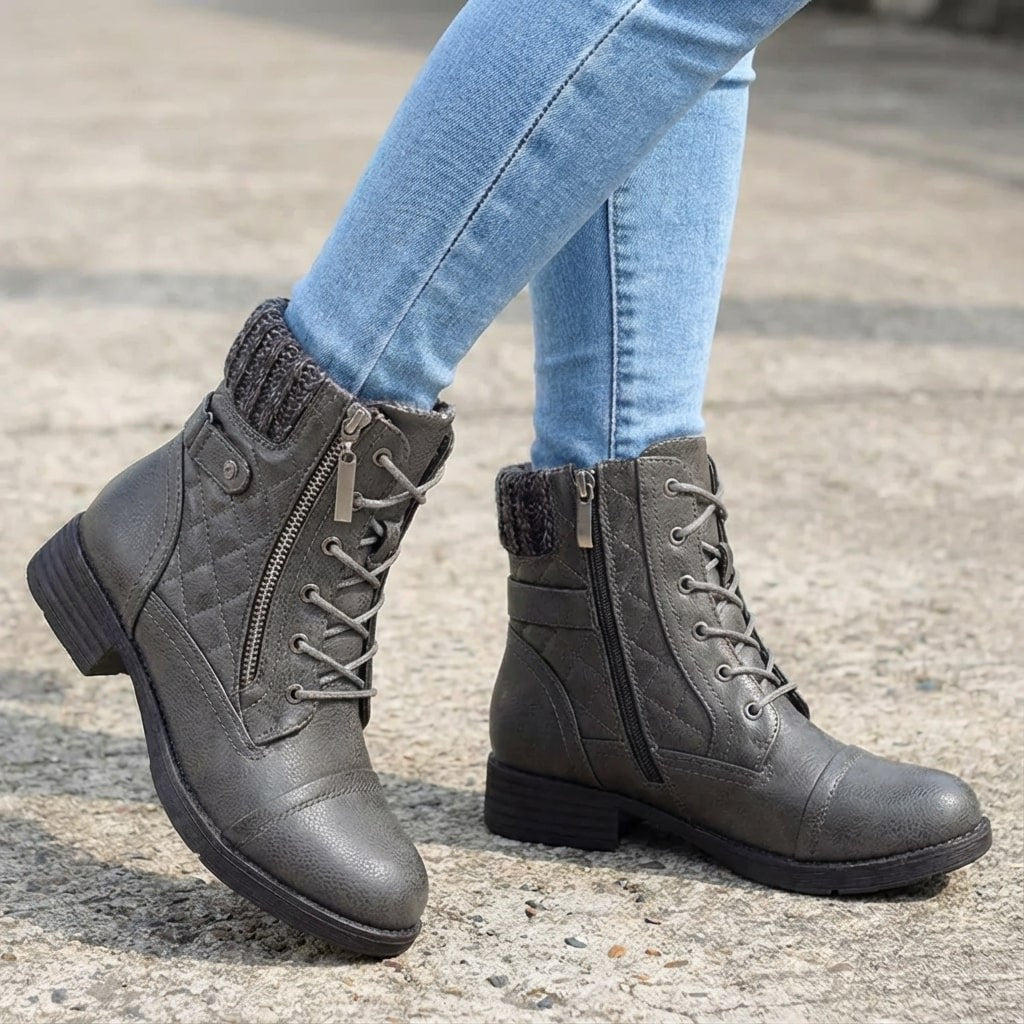 Bottines en cuir femme Ancona