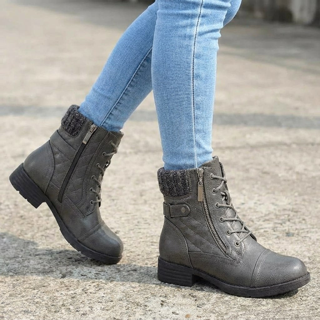 Bottines en cuir femme Ancona