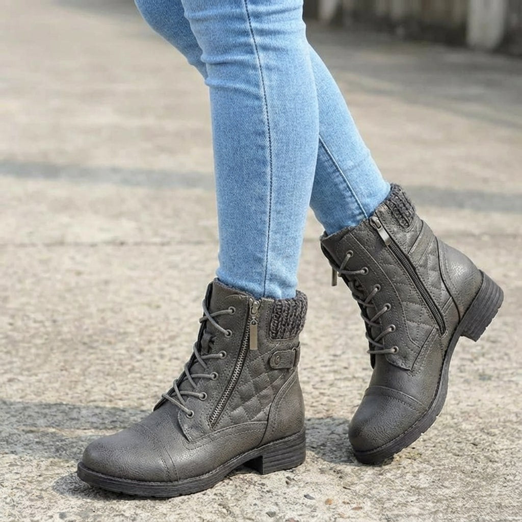 Bottines en cuir femme Ancona