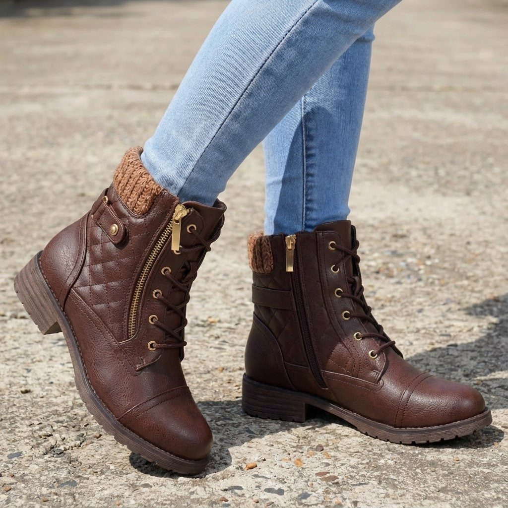 Bottines en cuir femme Ancona