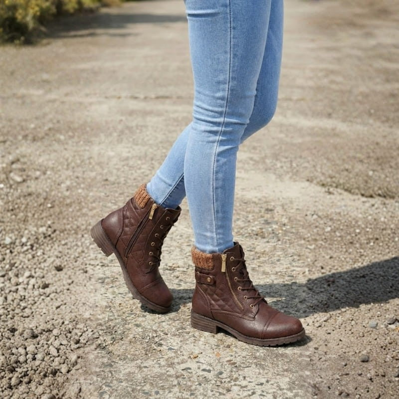 Bottines en cuir femme Ancona