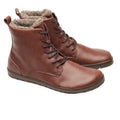 Bottines en cuir végane femme QUINTIC Winter, doublure coton