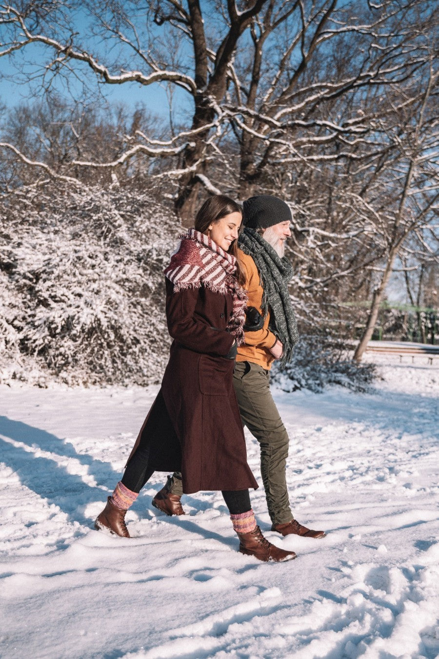 Bottines en cuir végane femme QUINTIC Winter, doublure coton