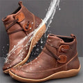 Bottines imperméables à enfiler sans talon pour femme