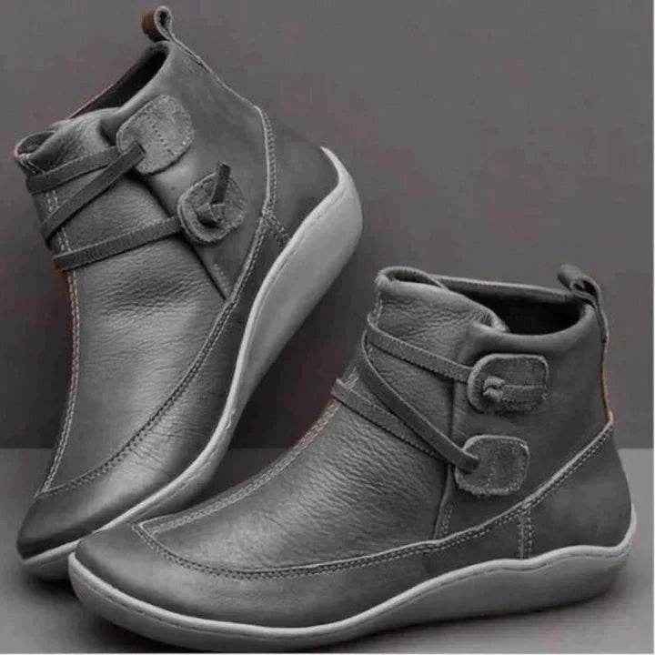 Bottines imperméables à enfiler sans talon pour femme