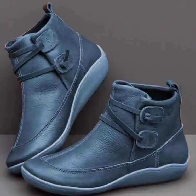 Bottines imperméables à enfiler sans talon pour femme