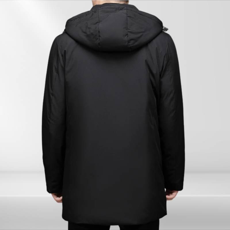 Doudoune à capuche pour homme en duvet de canard