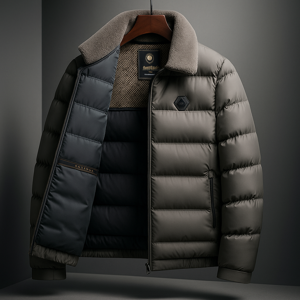 Doudoune d'hiver en duvet pour homme