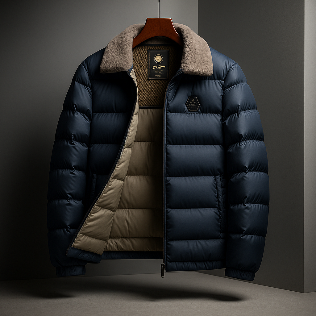 Doudoune d'hiver en duvet pour homme