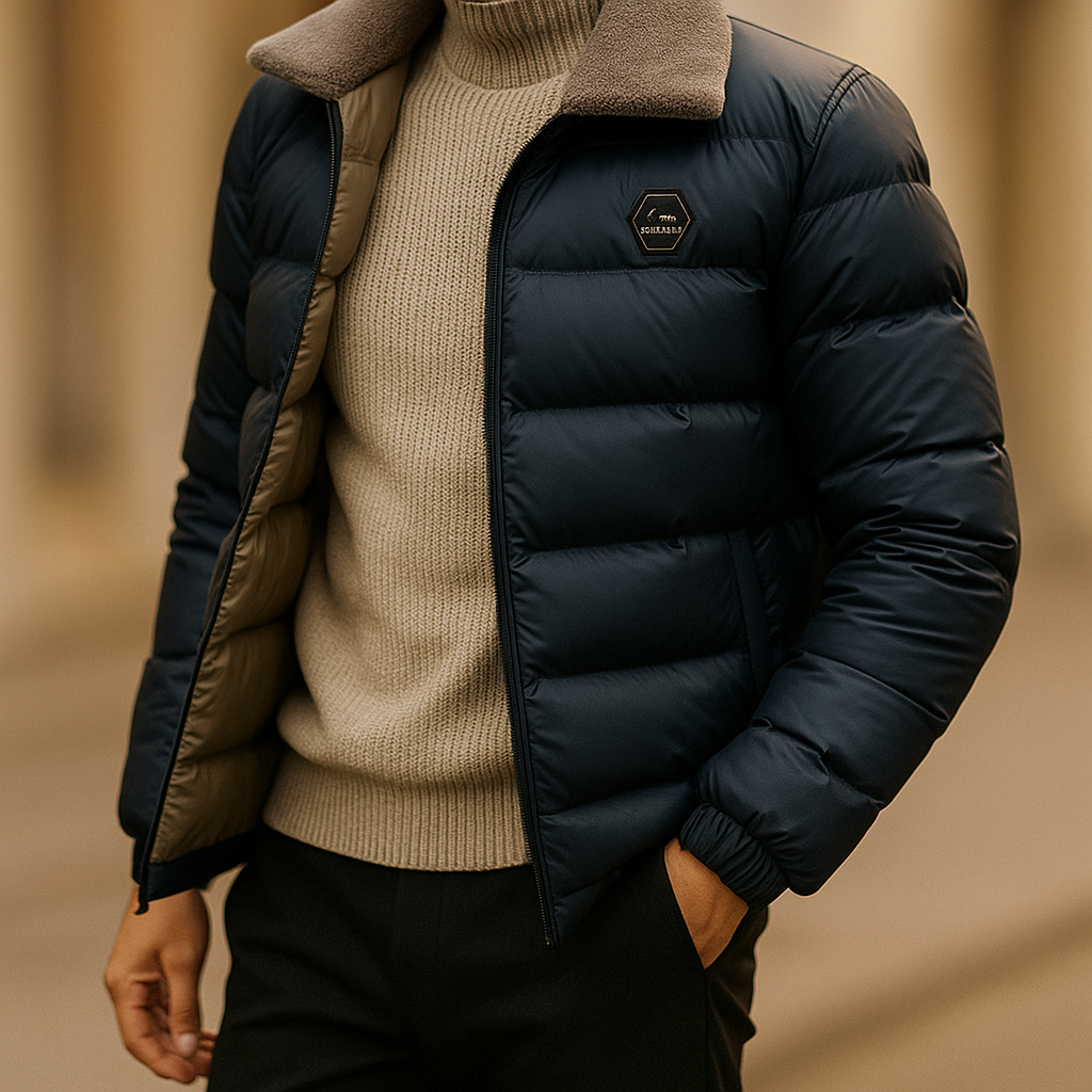Doudoune d'hiver en duvet pour homme