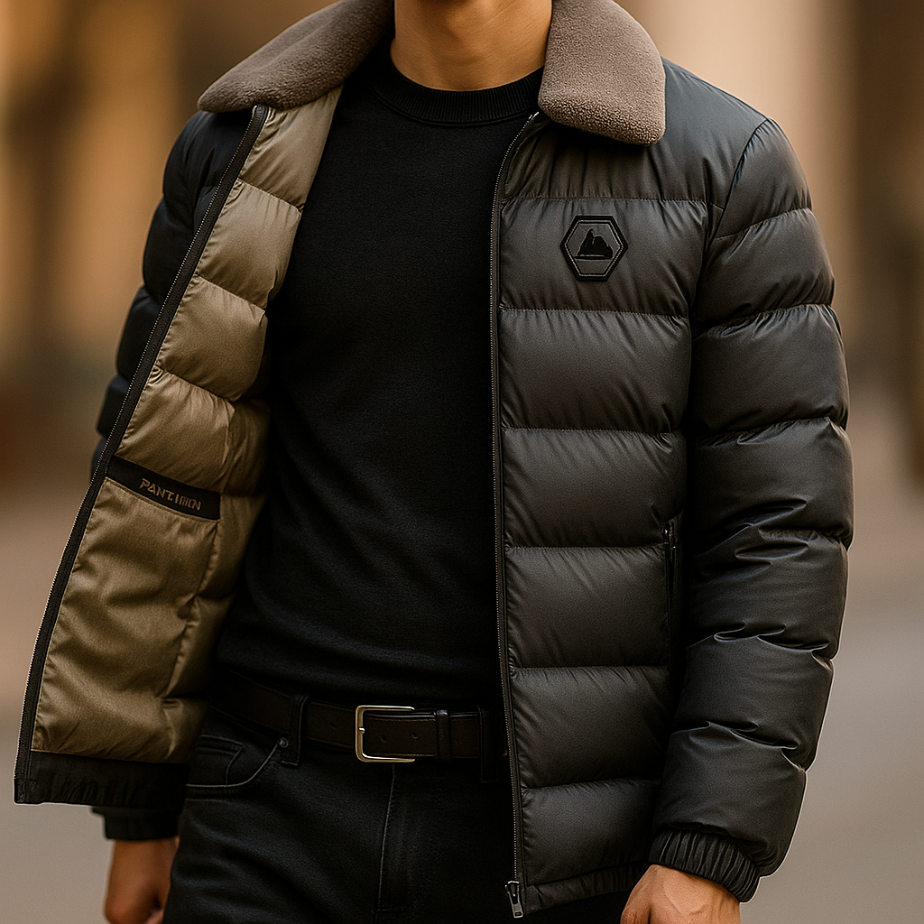 Doudoune d'hiver en duvet pour homme