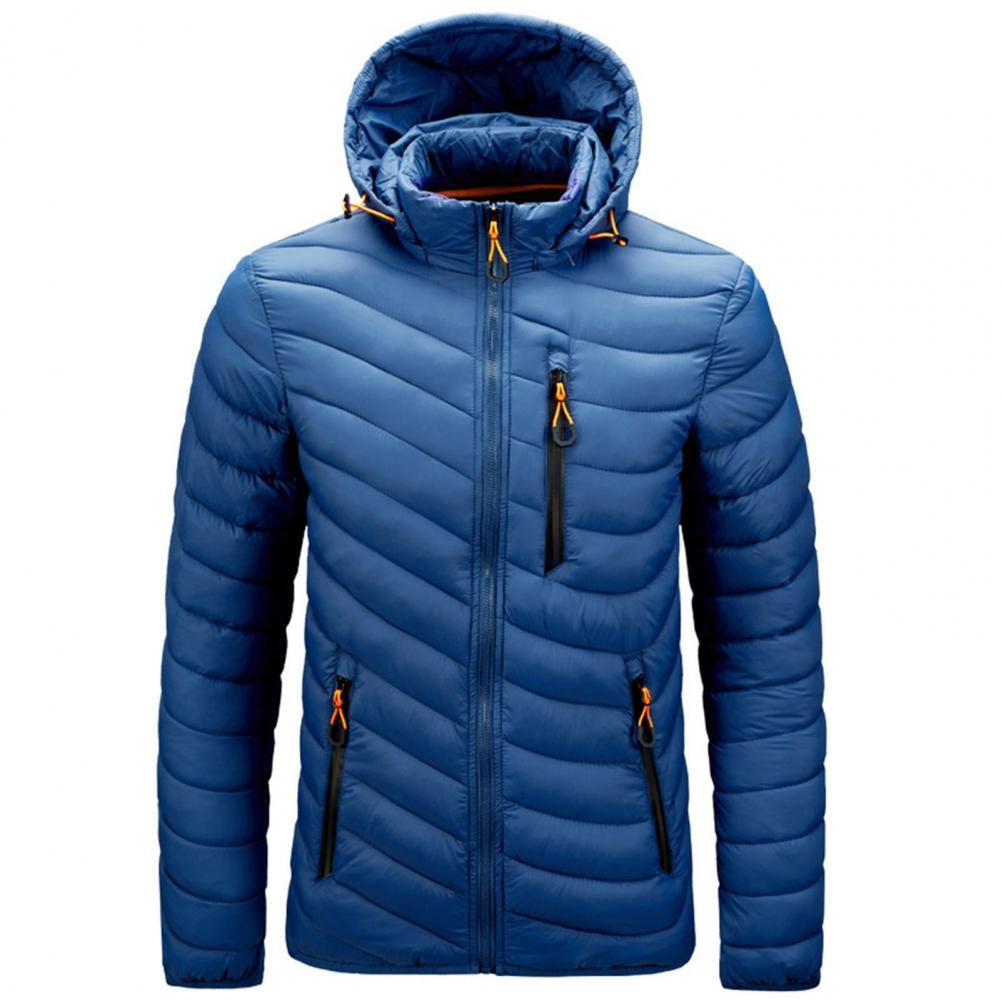 Doudoune d'hiver thermique et éthique à capuche pour homme