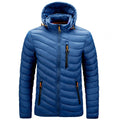 Doudoune d'hiver thermique et éthique à capuche pour homme