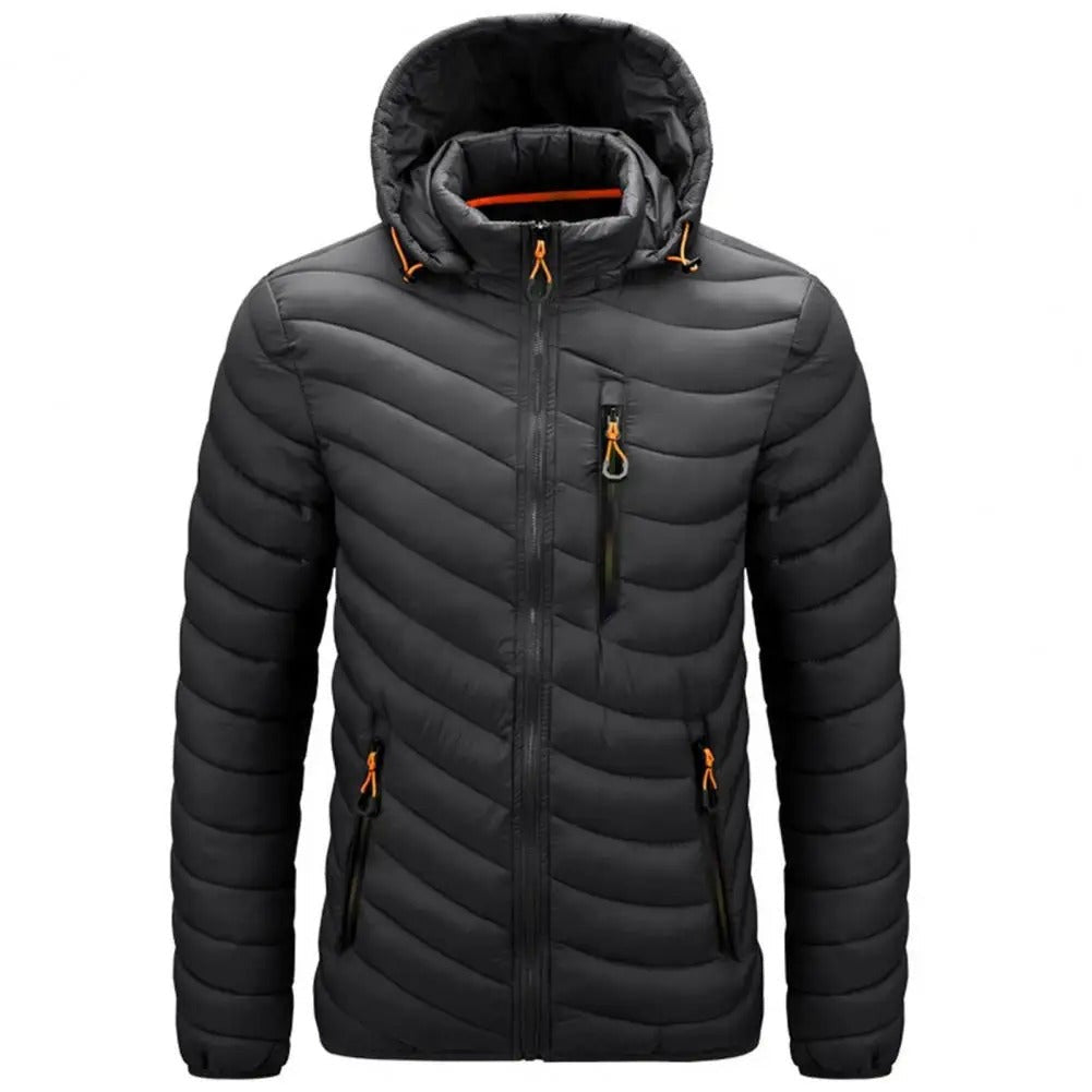 Doudoune d'hiver thermique et éthique à capuche pour homme