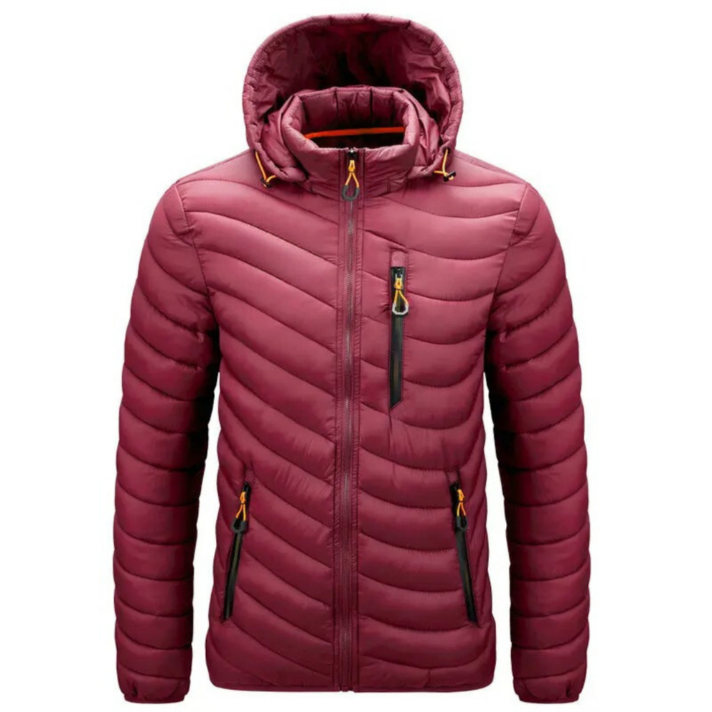 Doudoune d'hiver thermique et éthique à capuche pour homme