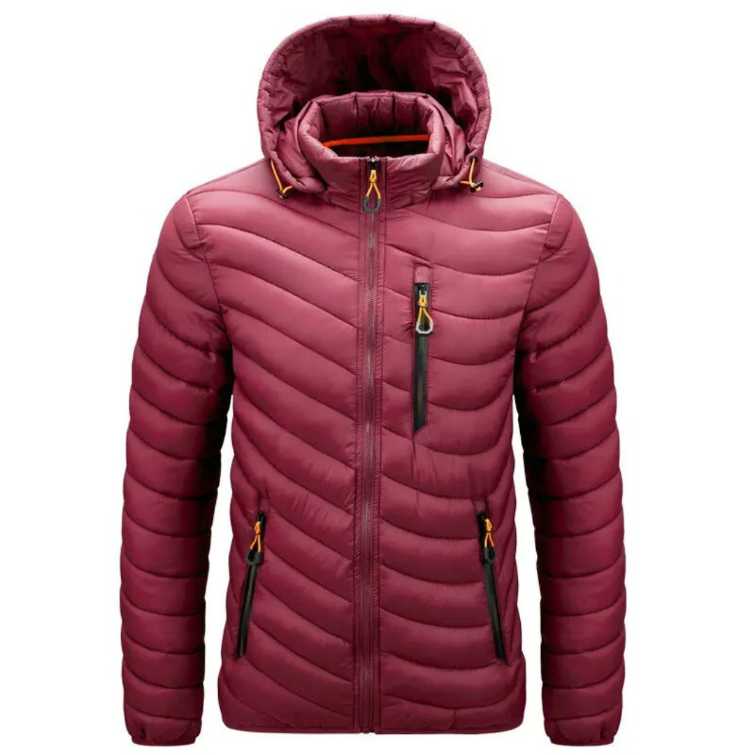 Doudoune d'hiver thermique et éthique à capuche pour homme