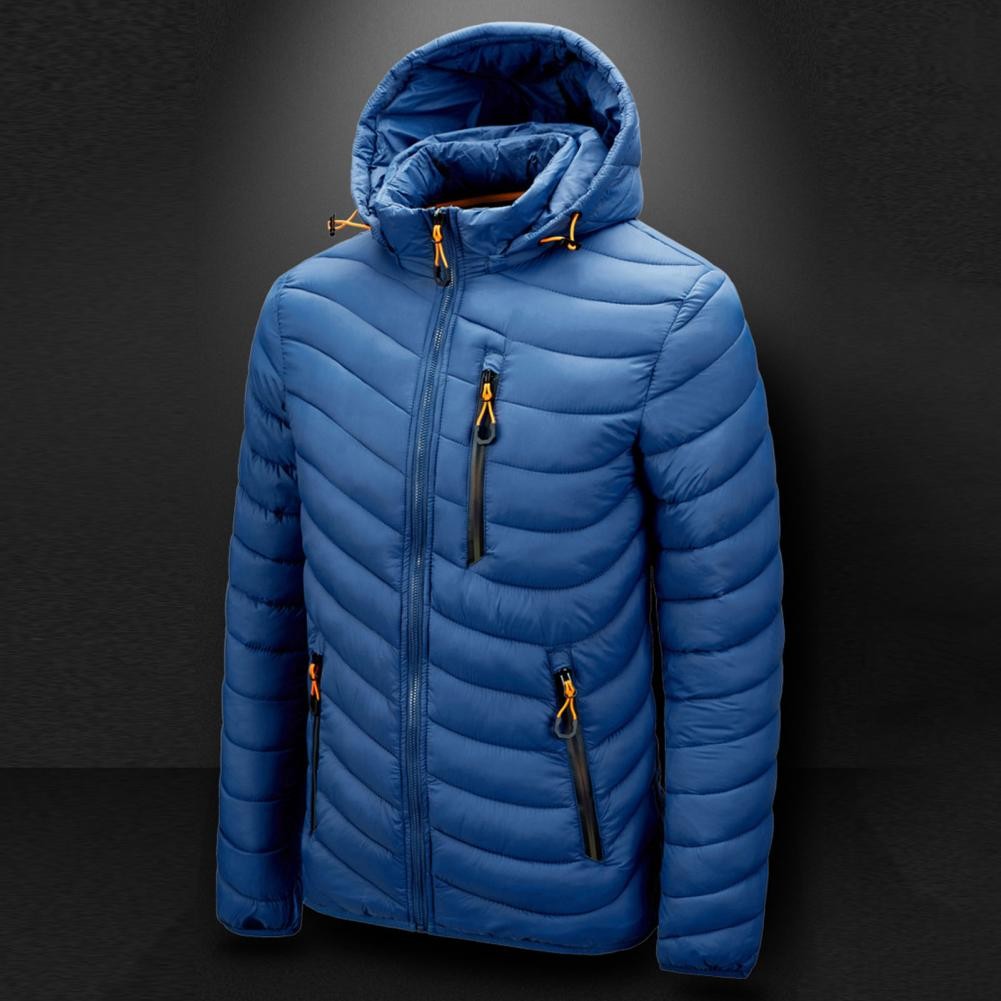 Doudoune d'hiver thermique et éthique à capuche pour homme