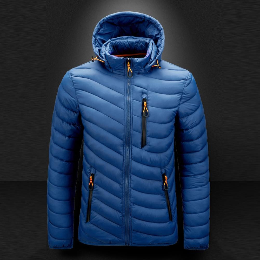 Doudoune d'hiver thermique et éthique à capuche pour homme