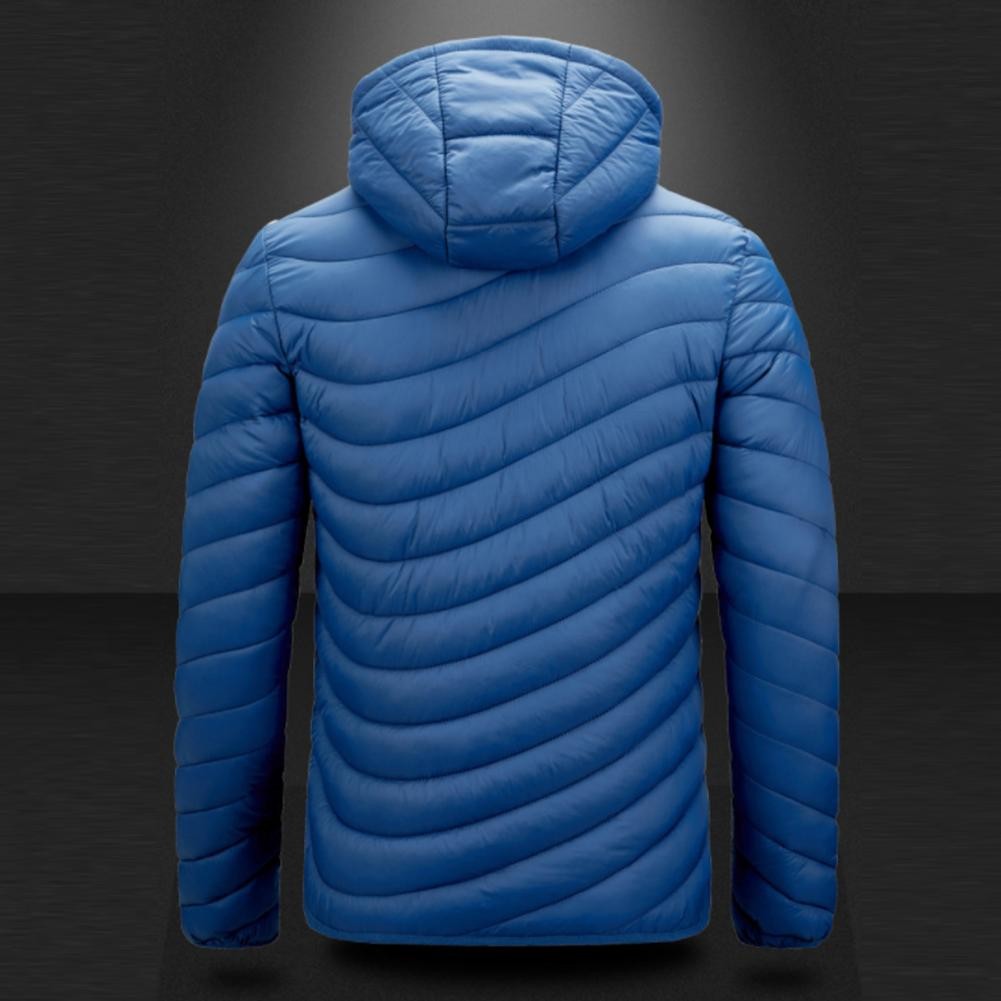 Doudoune d'hiver thermique et éthique à capuche pour homme