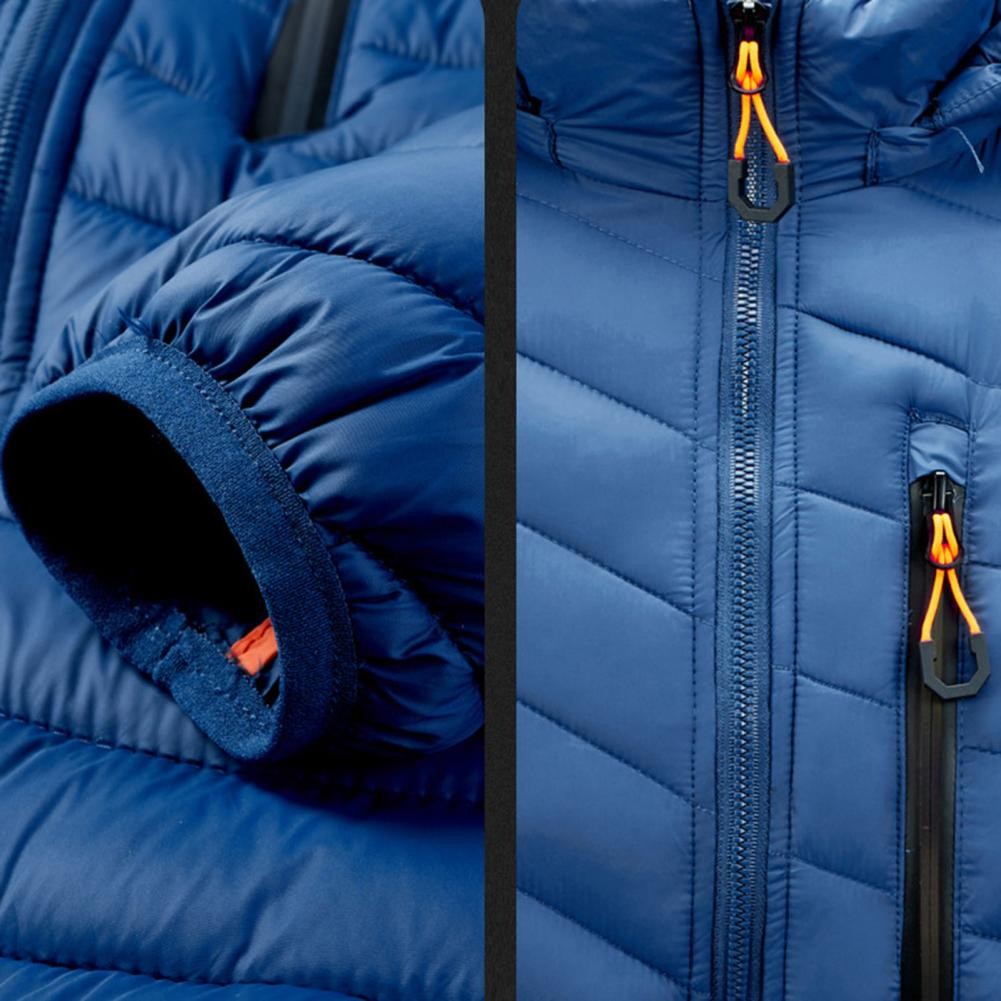 Doudoune d'hiver thermique et éthique à capuche pour homme