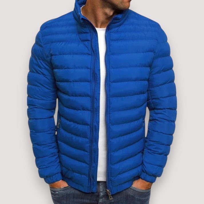 Doudoune homme en duvet éthique à col montant