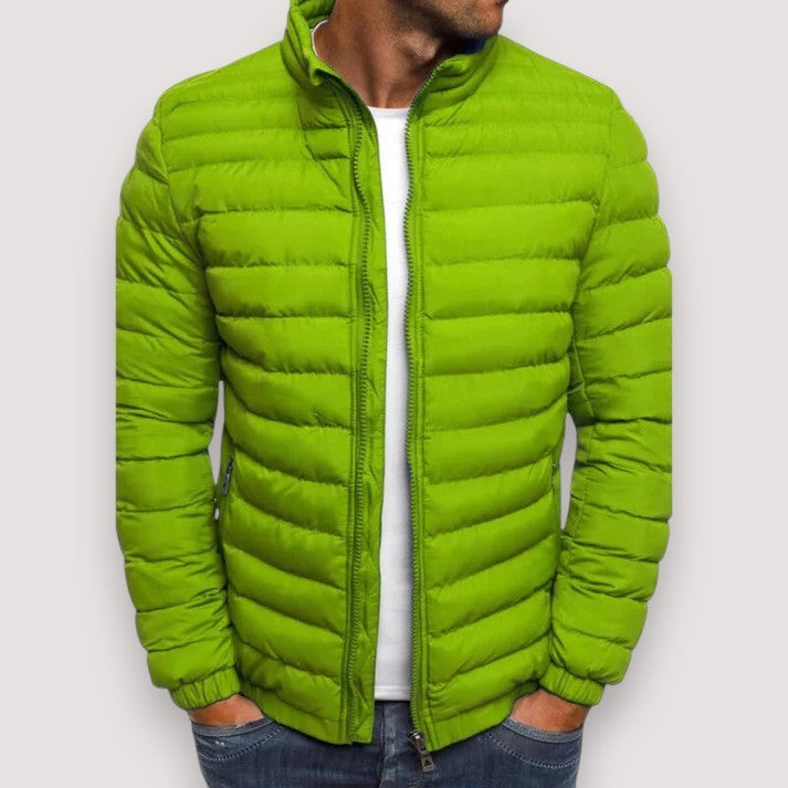 Doudoune homme en duvet éthique à col montant
