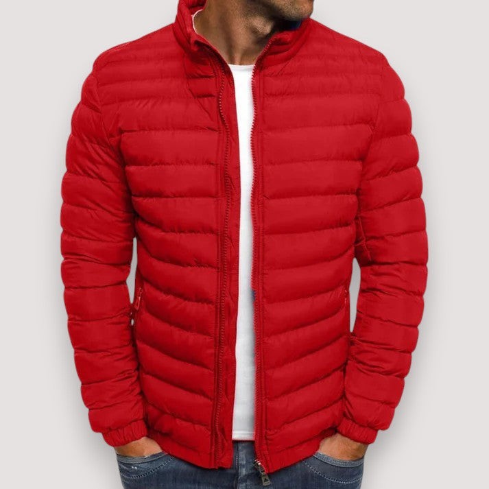 Doudoune homme en duvet éthique à col montant