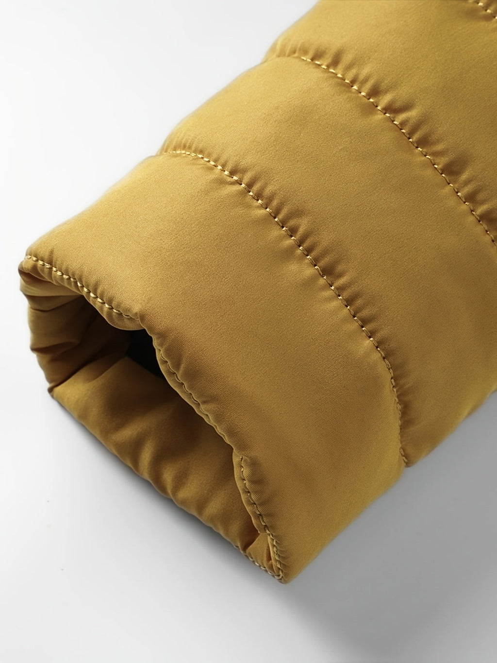 Doudoune homme sans capuche, veste matelassée légère pour l'hiver