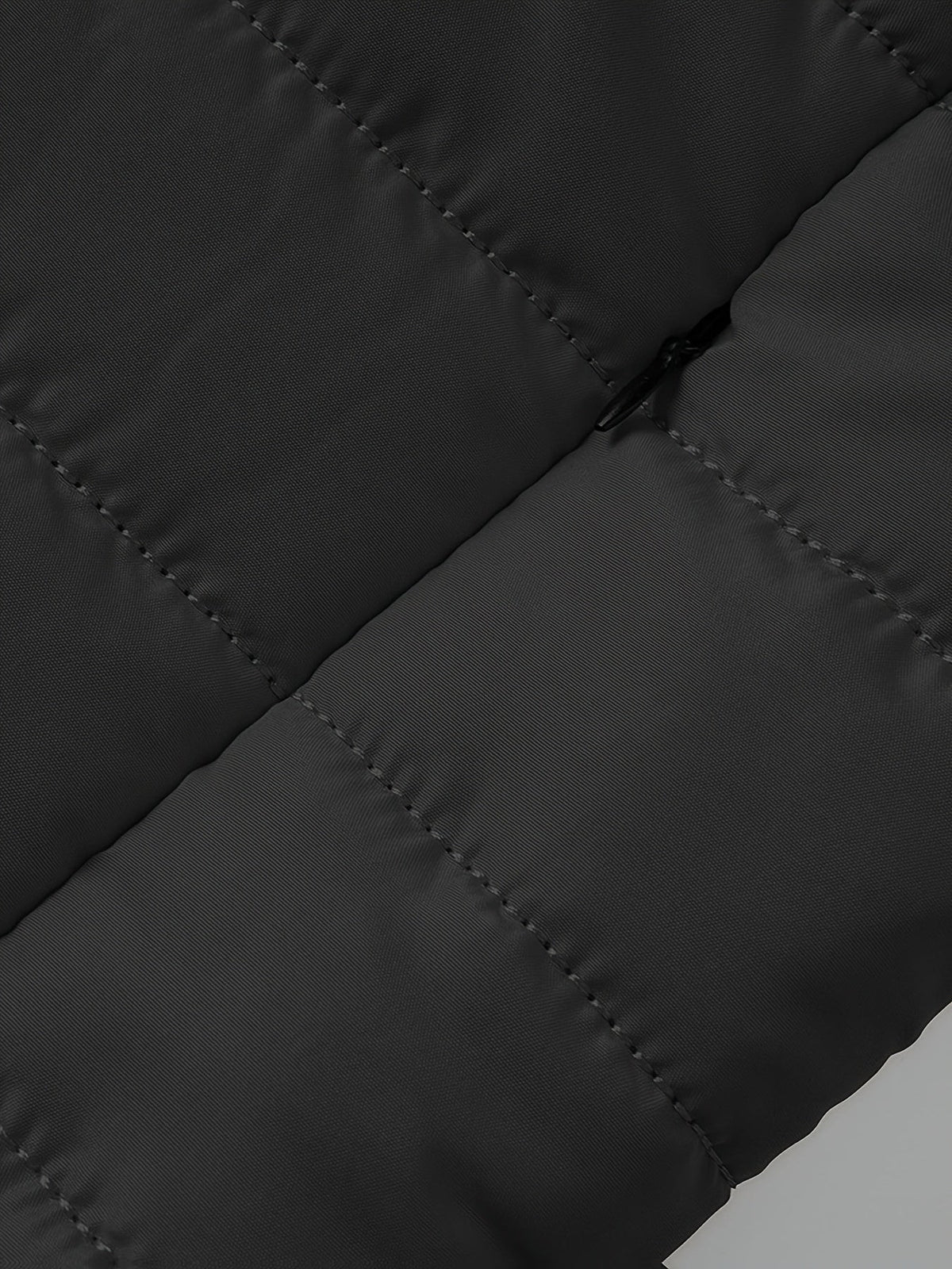 Doudoune homme sans capuche, veste matelassée légère pour l'hiver