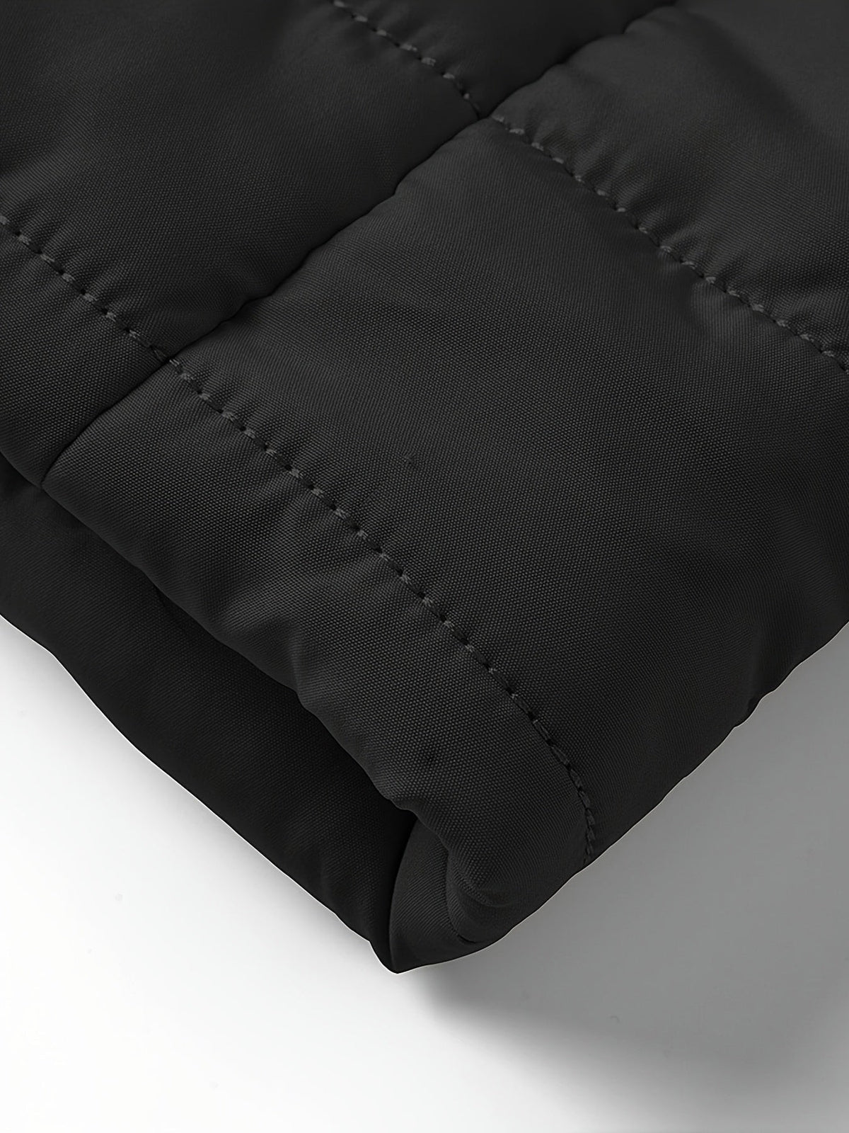 Doudoune homme sans capuche, veste matelassée légère pour l'hiver