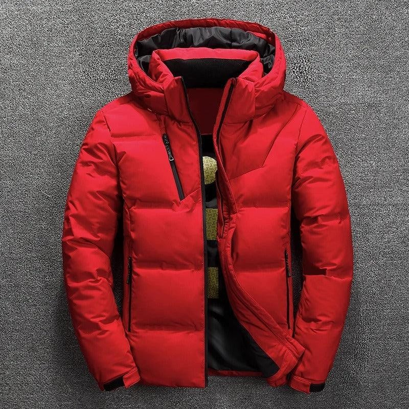 Doudoune légère en duvet pour homme, Veste d'hiver thermique