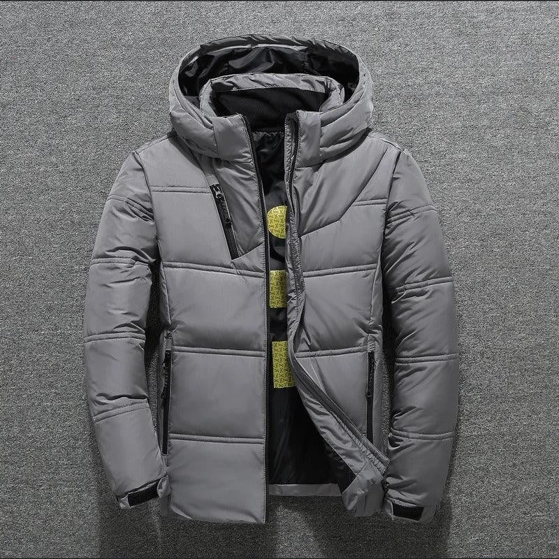 Doudoune légère en duvet pour homme, Veste d'hiver thermique