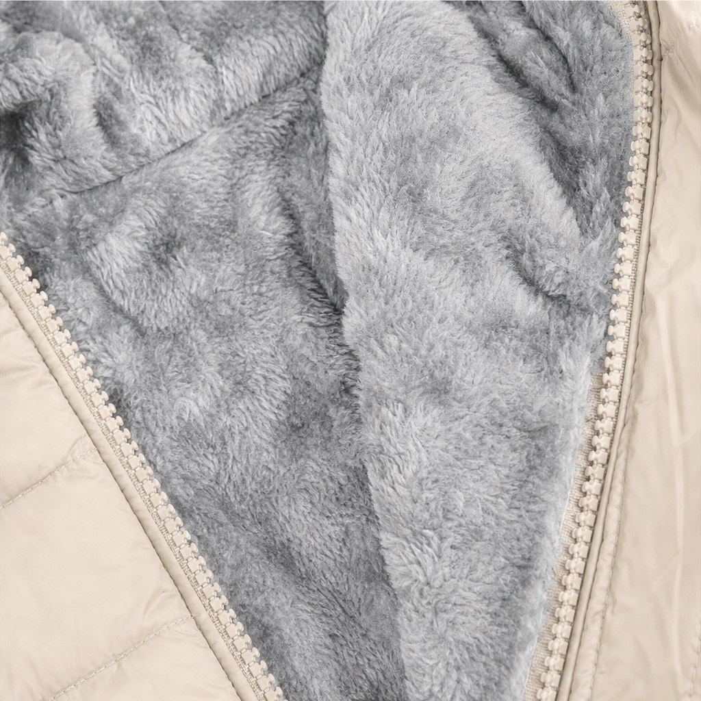Doudoune longue matelassée à capuche pour femme, isolation thermique légère